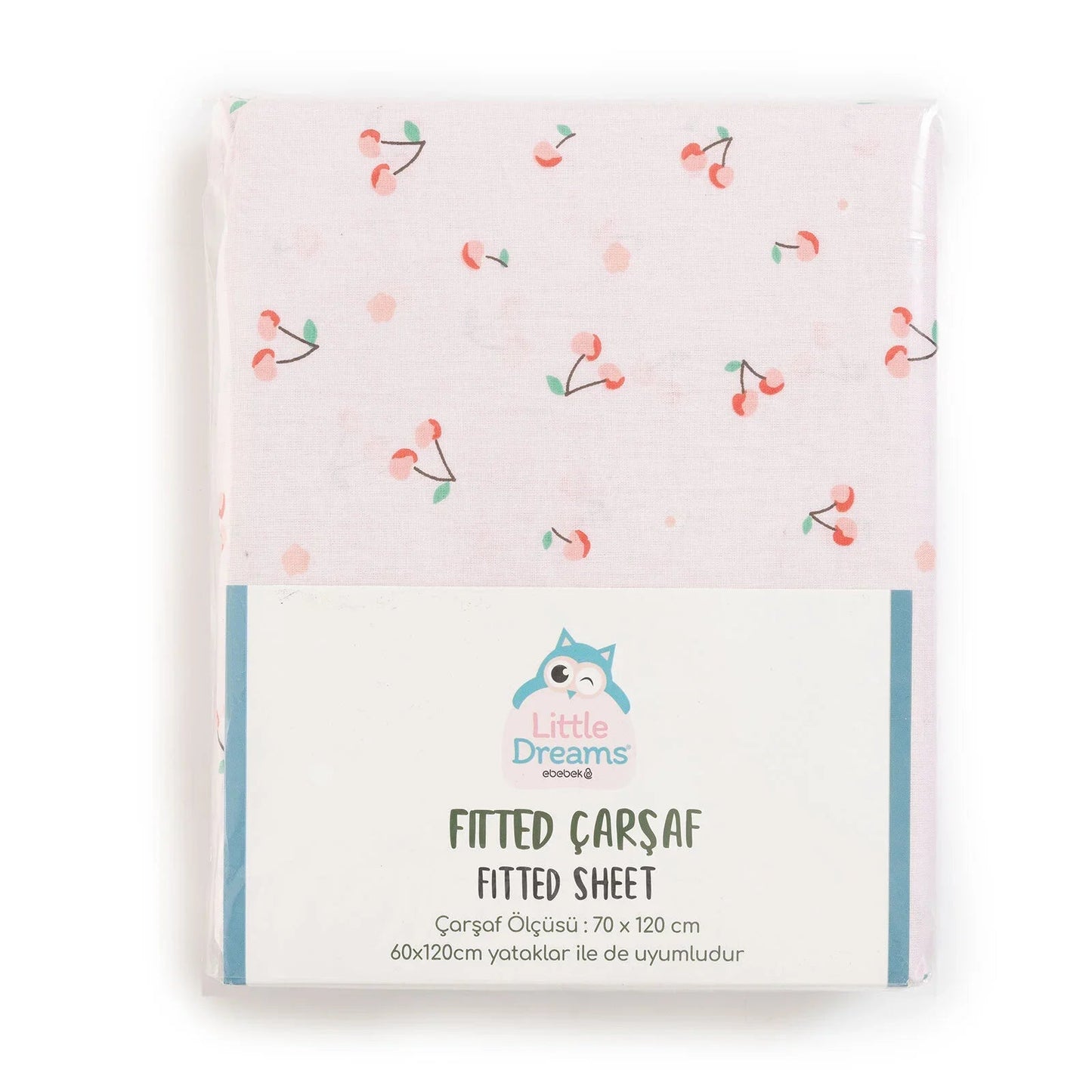 Little Dreams Girl Baby Crib Sheet - Pink - mezetto