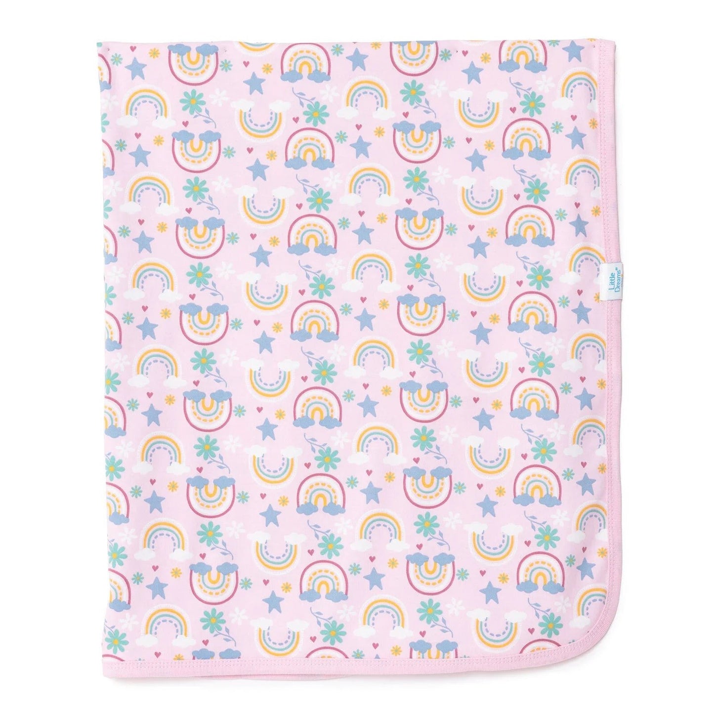 Little Dreams Muslin Blanket - Pink - mezetto