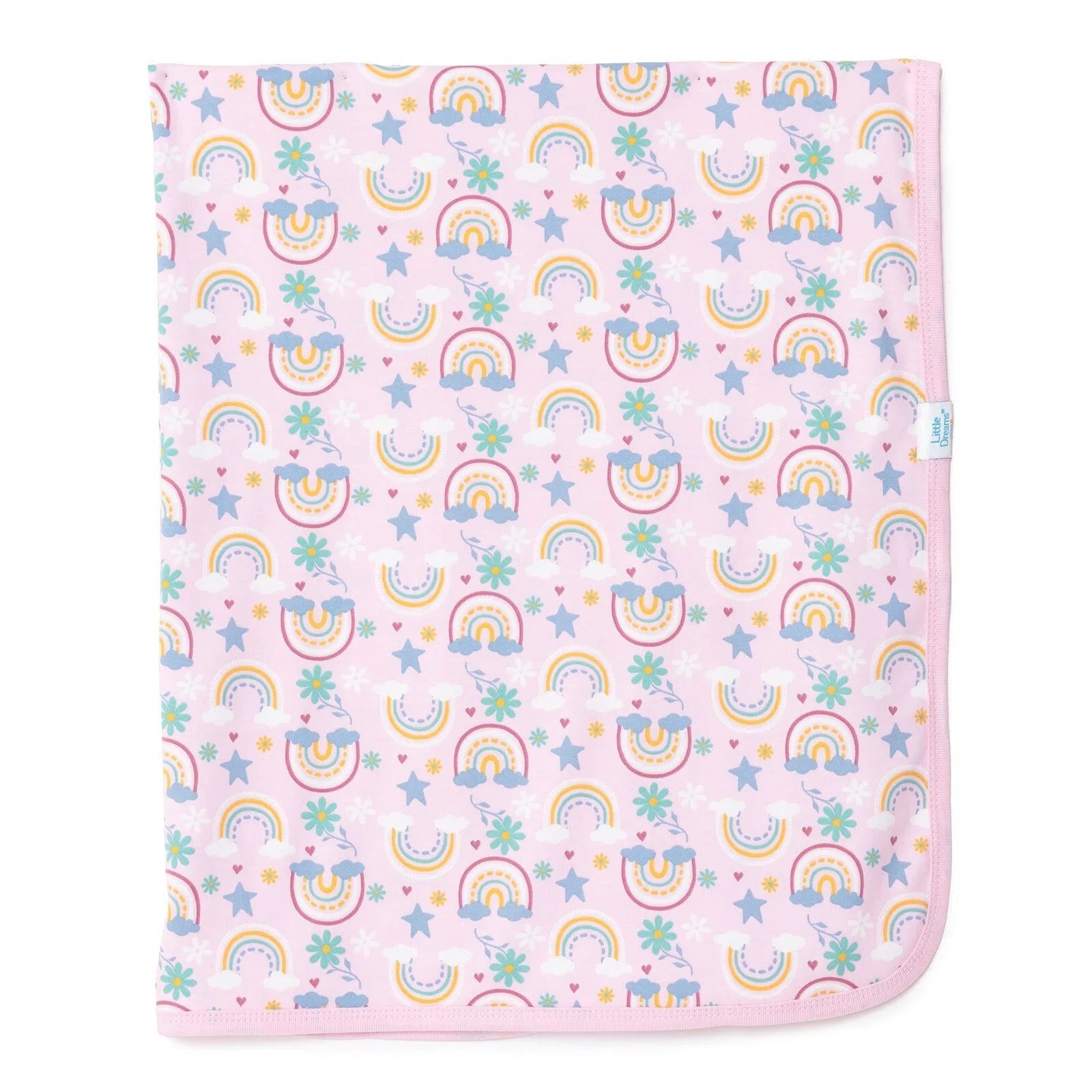 Little Dreams Muslin Blanket - Pink - mezetto