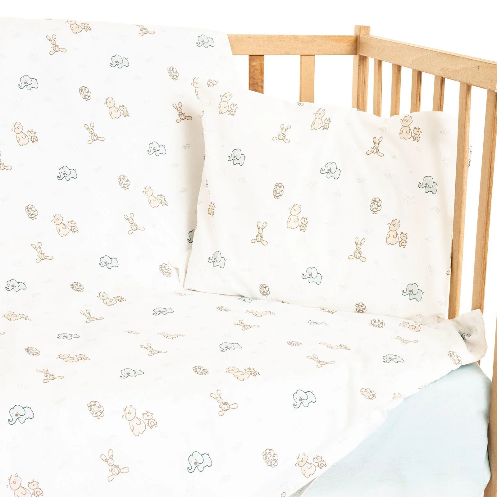 Little Dreams Unisex Baby Duvet Cover - Printed - mezetto