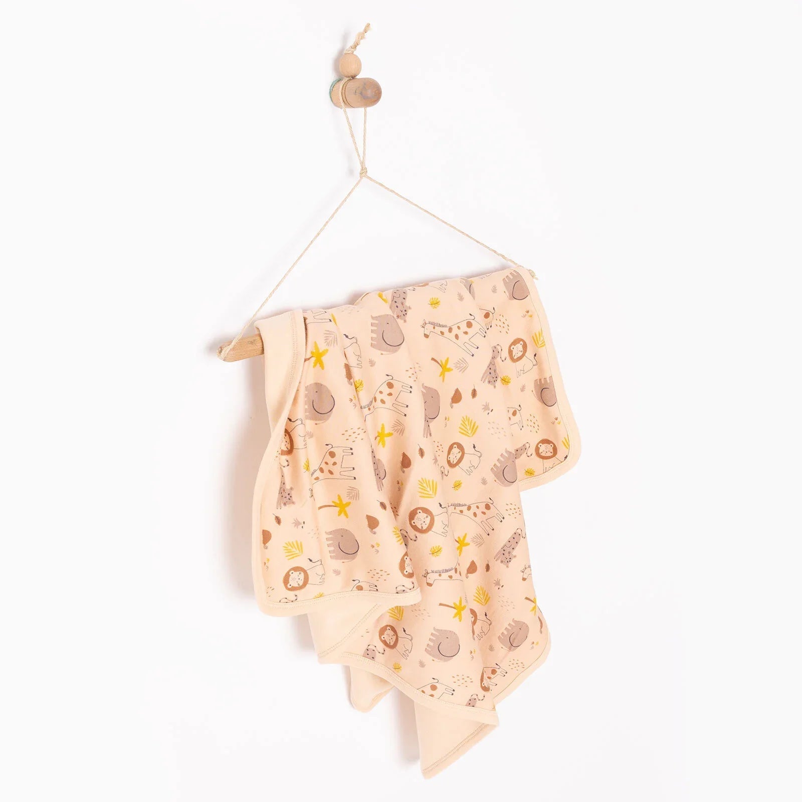Little Dreams Unisex Blanket - Light Brown - mezetto