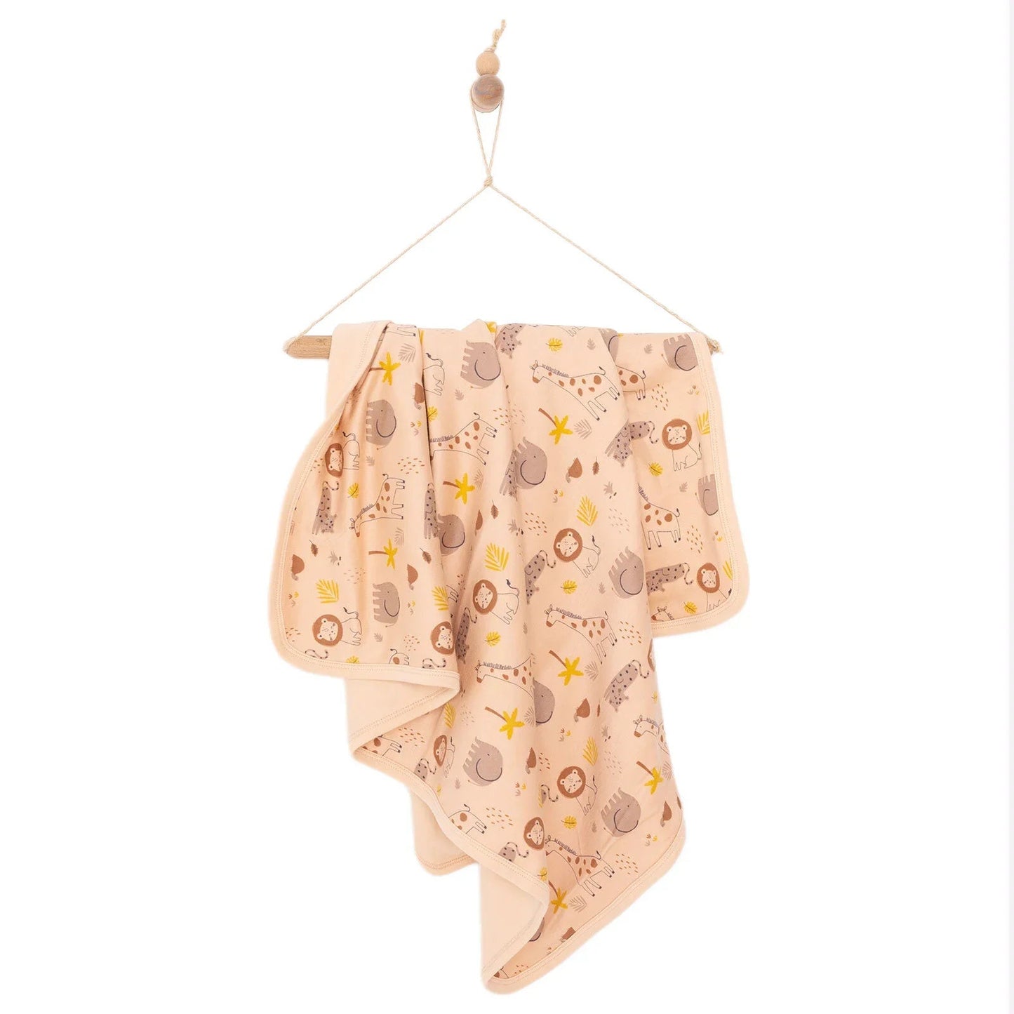 Little Dreams Unisex Blanket - Light Brown - mezetto
