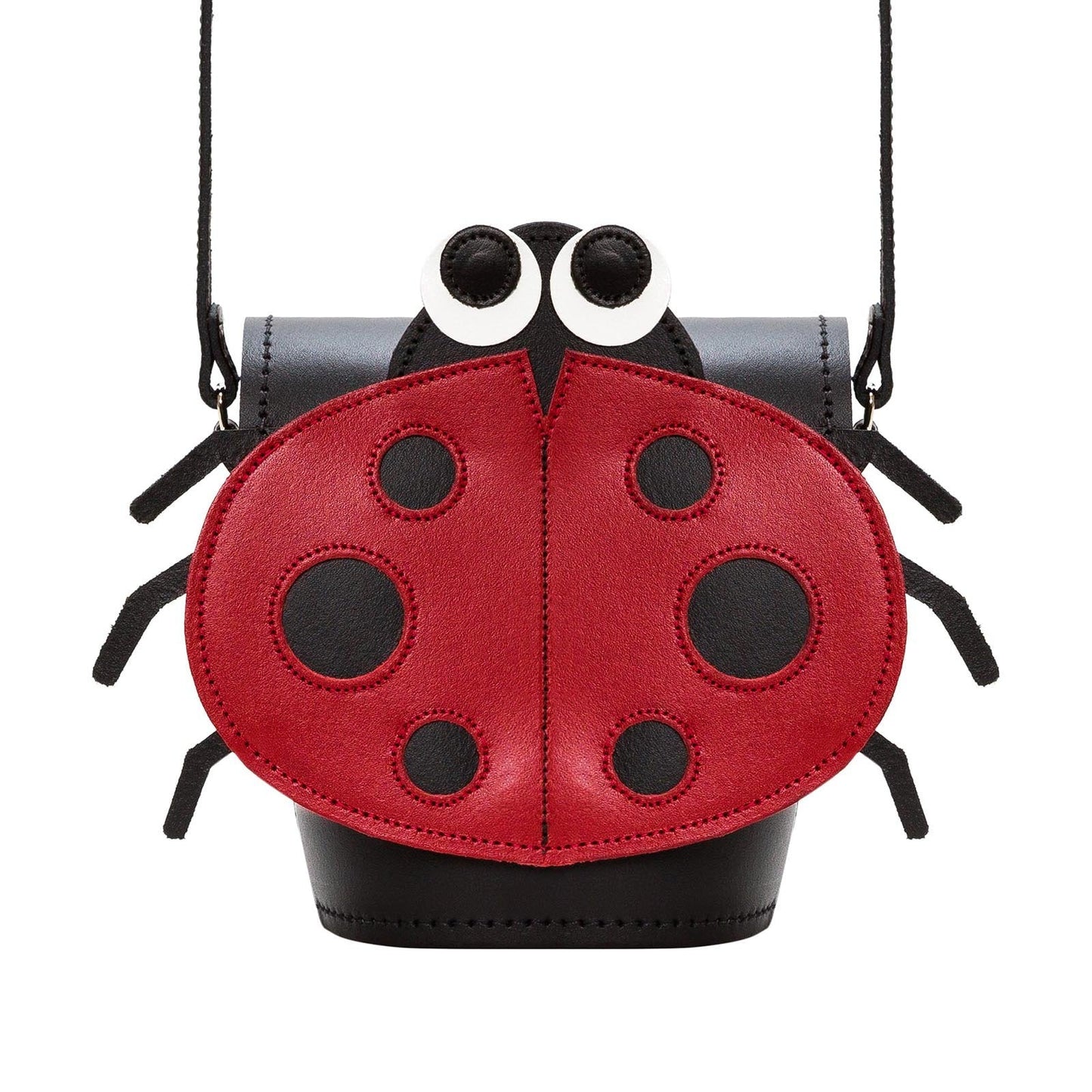 Luna Ladybird Handmade Leather Bag-0