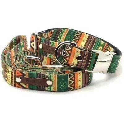 Majestic Cotton Couture Dog Collar for Large Breeds - mezetto