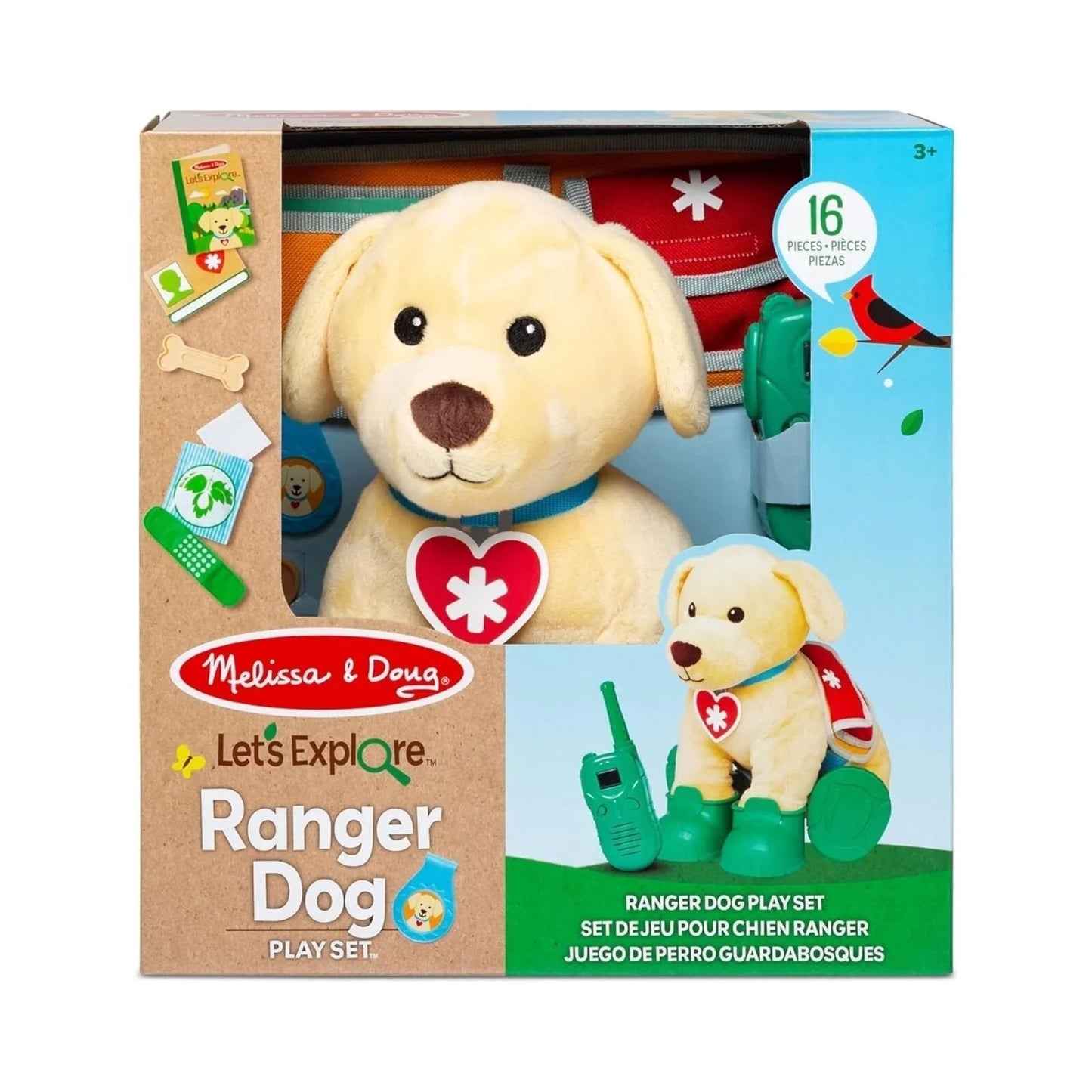 Melissa & Doug Let's Explore Ranger Dog - mezetto ebebek ebebek