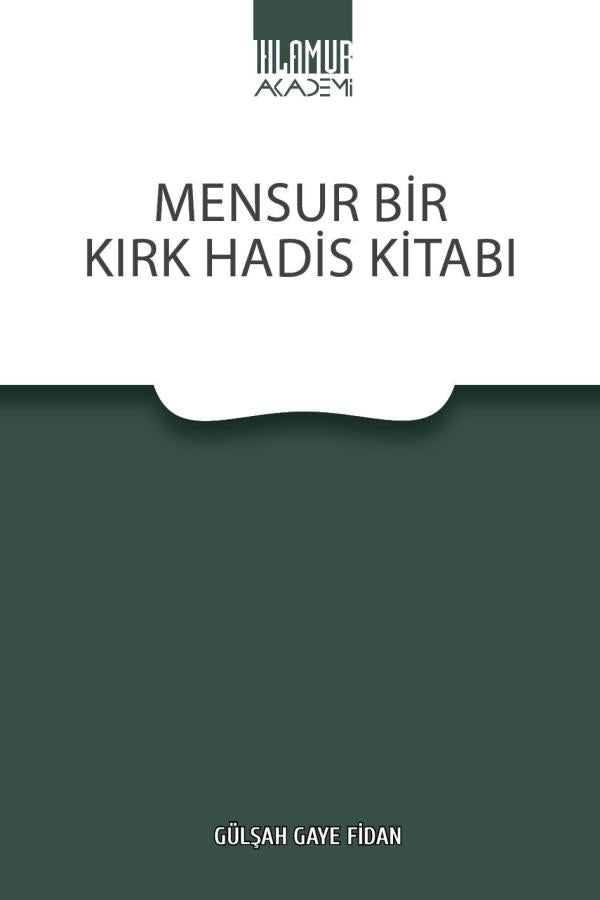 Mensusr Bir Kırk Hadis Kitabı