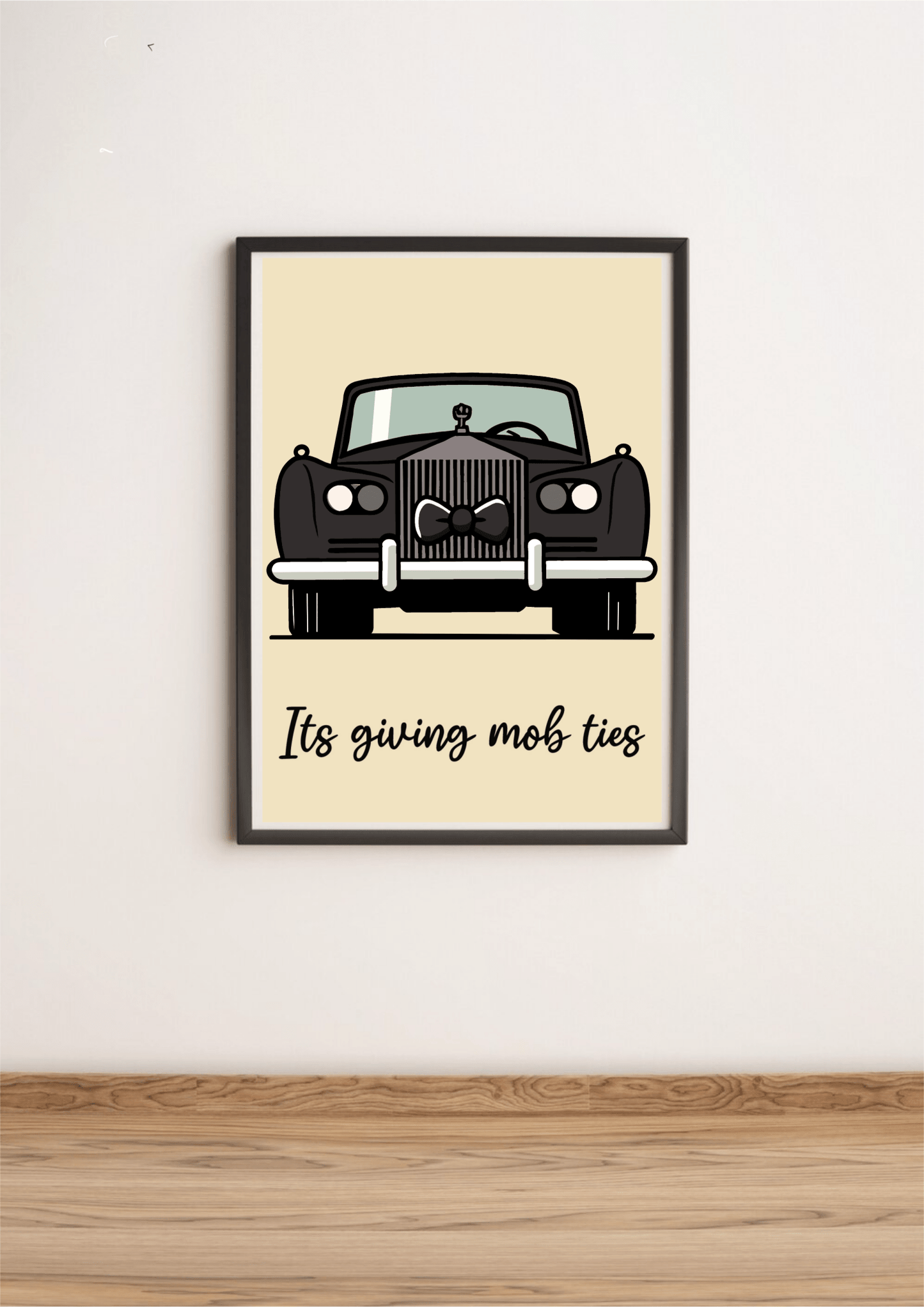 Mob Ties Elegance Art Print | Rolls Royce Gangster PosterMob Ties Print - mezetto KEOLIX KEOLIX