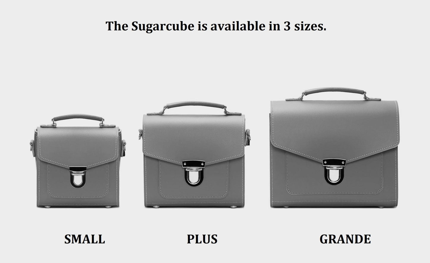 Handmade Leather Sugarcube Handbag - White-3