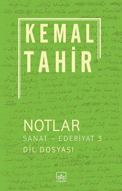 Notlar: Sanat Edebiyat 3