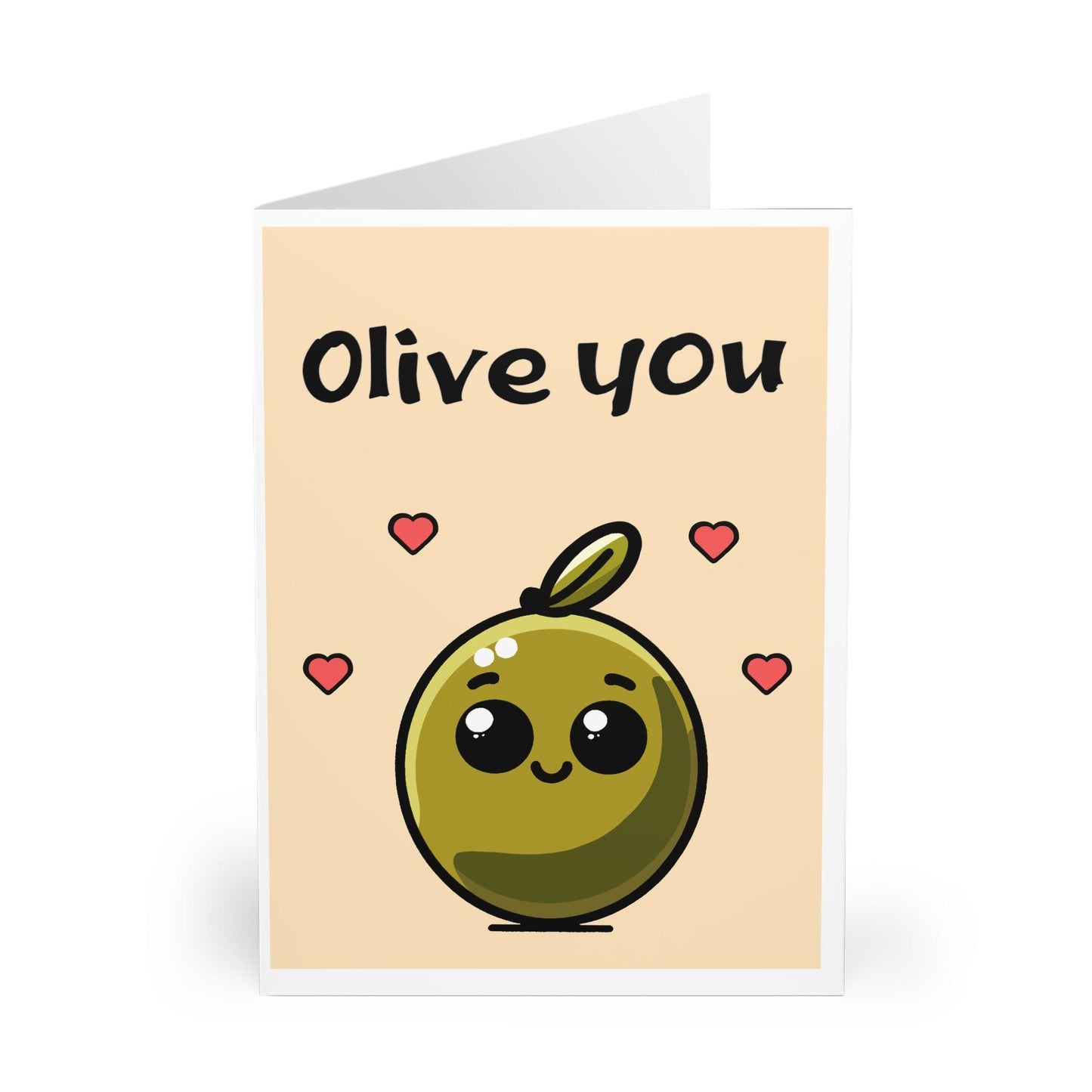 Olive You – Funny Romantic Greeting Card - mezetto KEOLIX KEOLIX