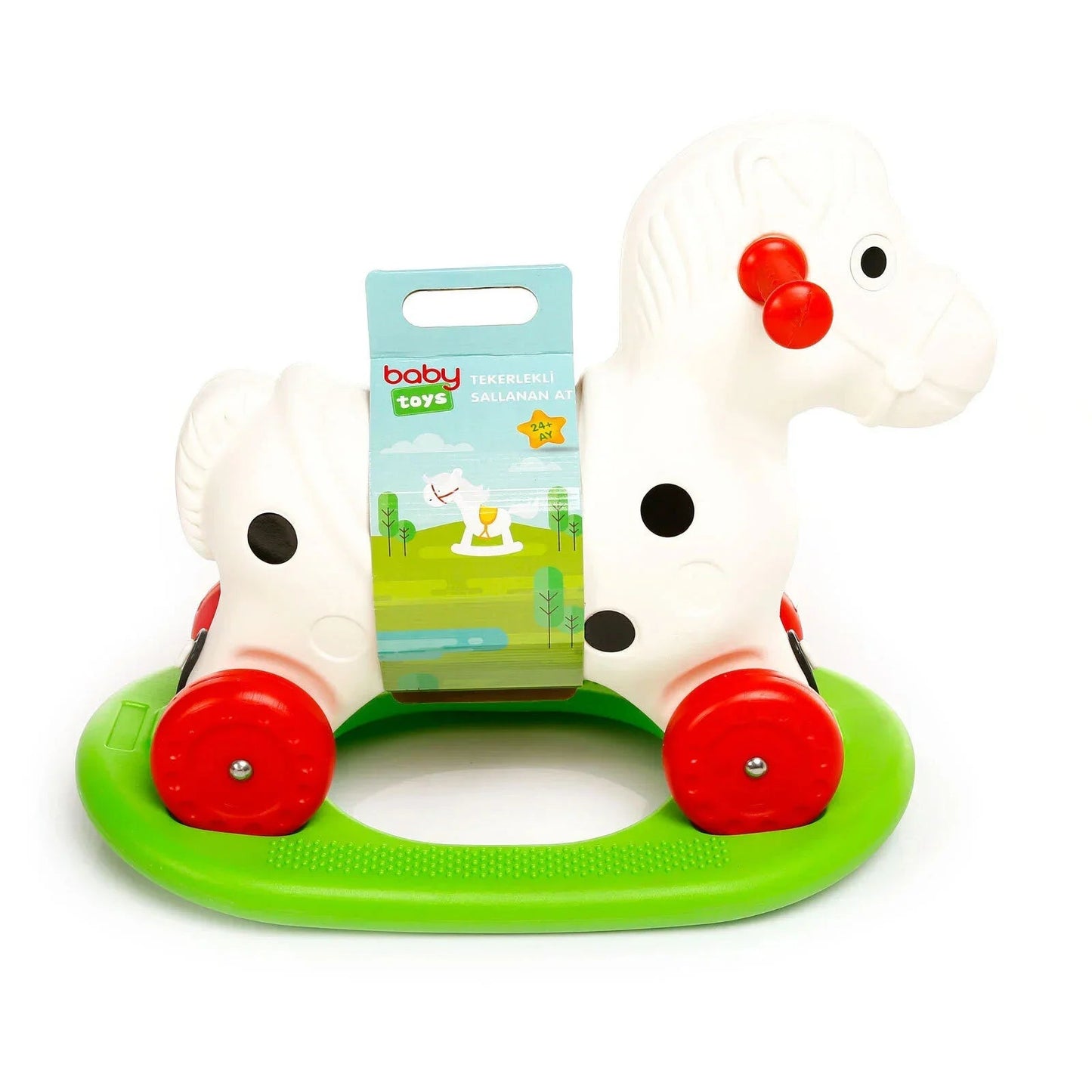 Outlet - baby toys Rocking Horse with Wheels - mezetto