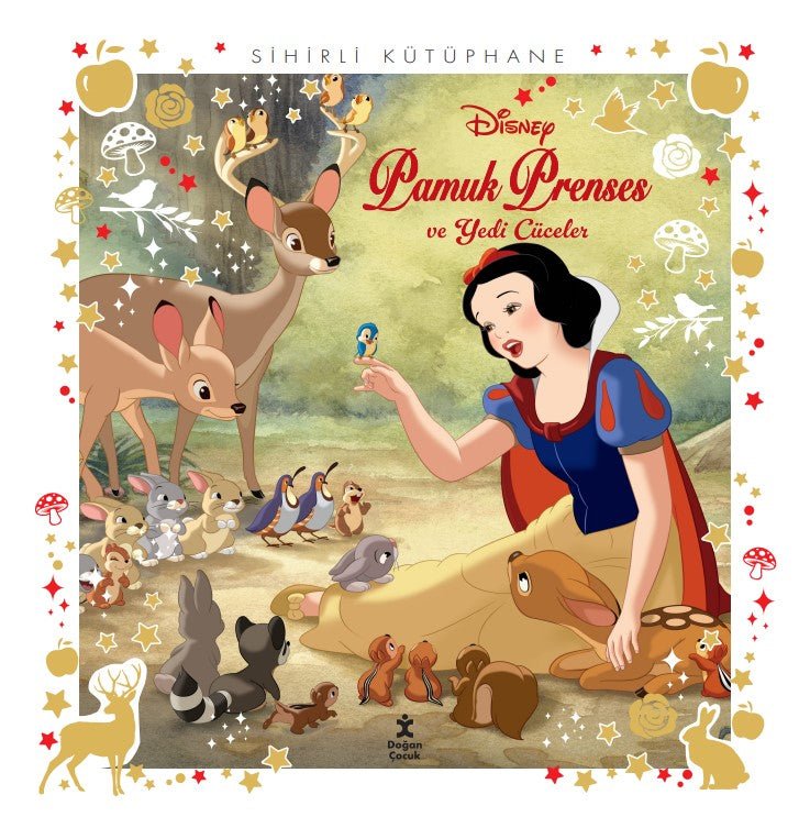 Pamuk Prenses ve Yedi Cüceler – Sihirli Kütüphane - Disney Klasikleri – Kolektif – Doğan Çocuk – kitap kapağı