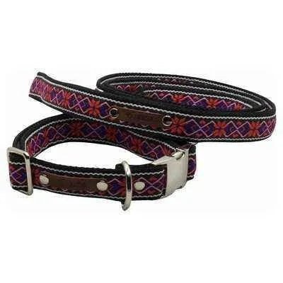 Personalised Large Breed Cotton Dog Collar - mezetto
