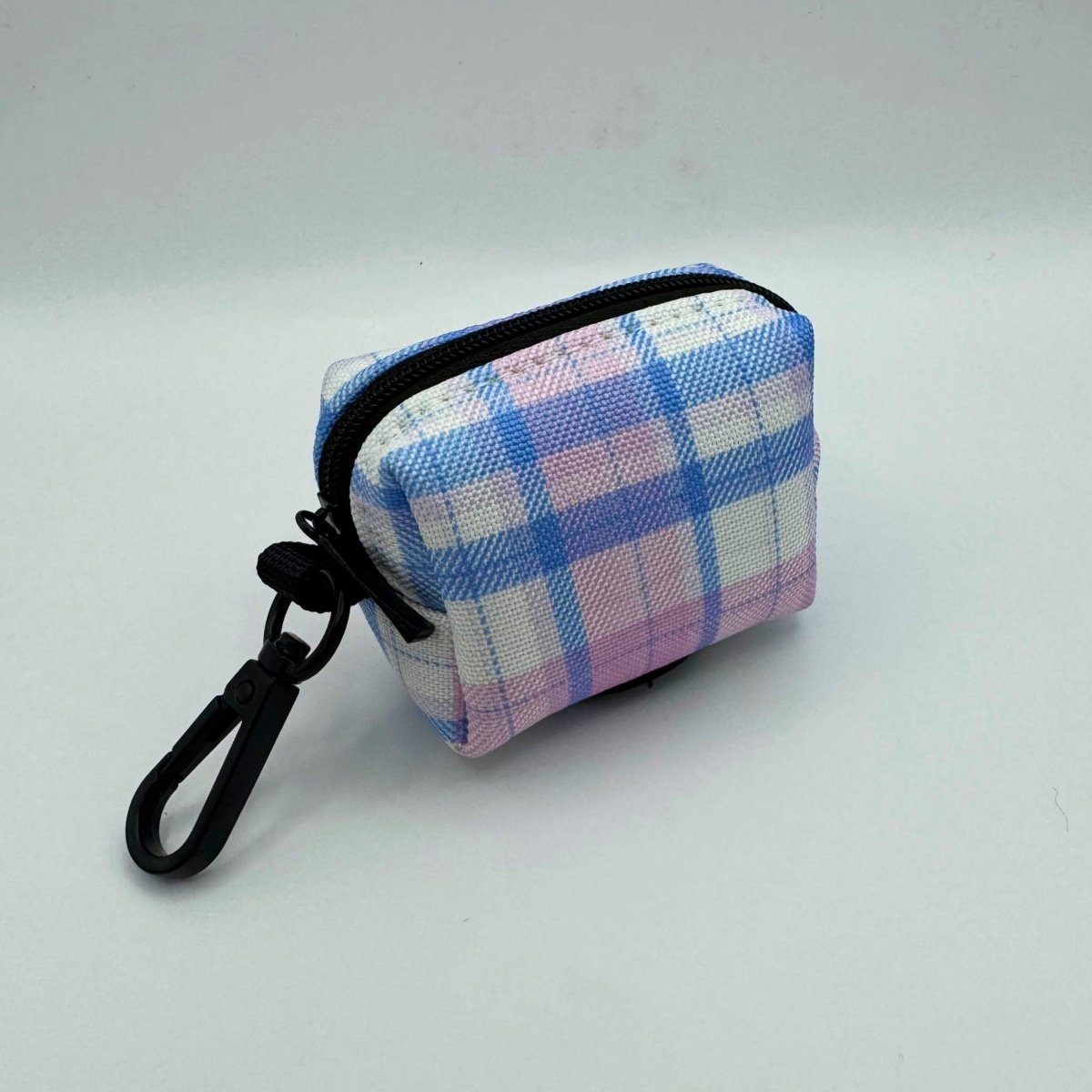 Poo Bag Holder - Pink Tartan - mezetto PupClub Couture PupClub Couture
