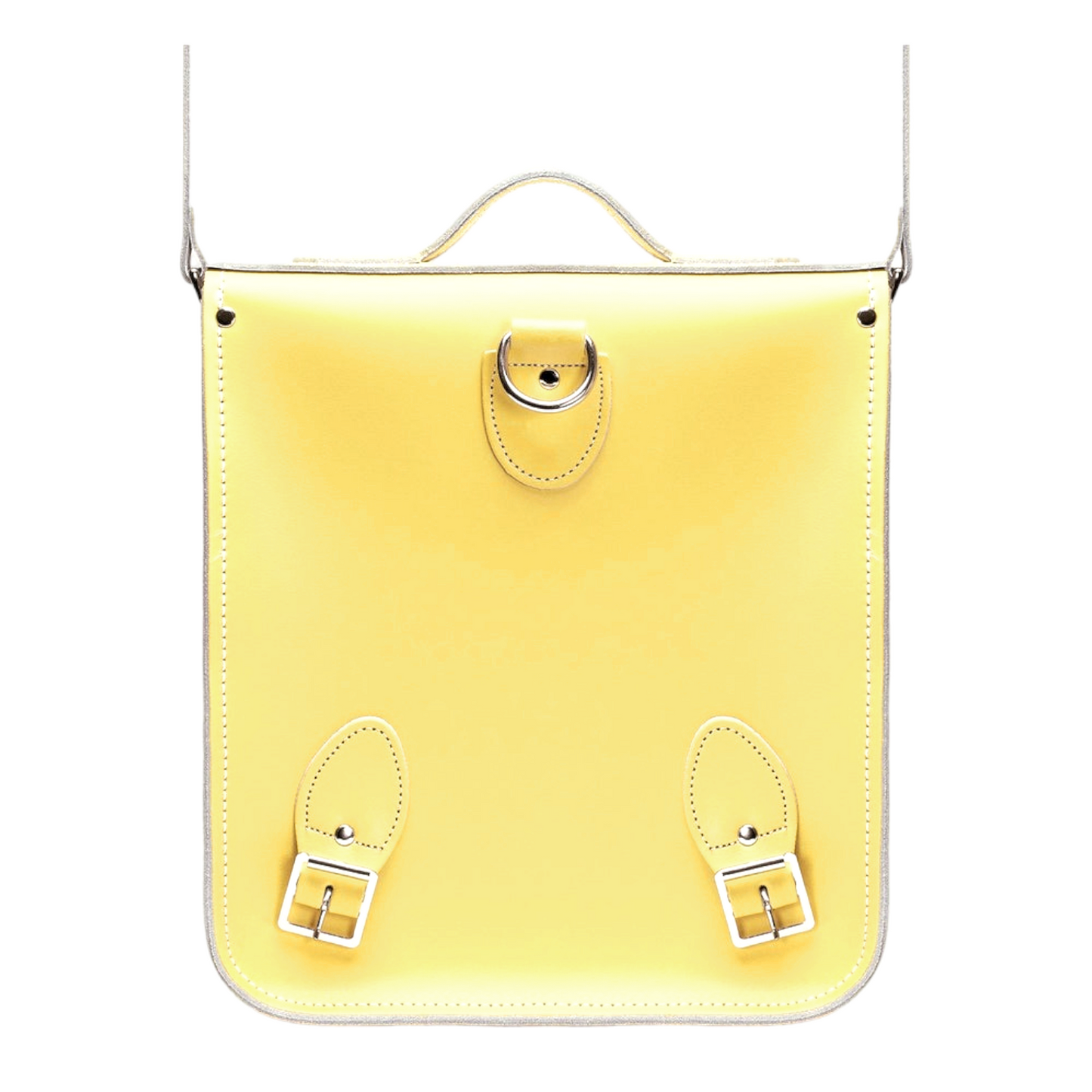 Handmade Leather City Backpack - Primrose Yellow-3