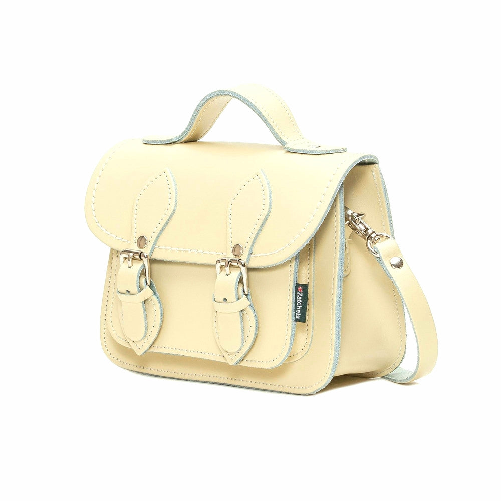 Handmade Leather Micro Satchel - Primrose Yellow-1