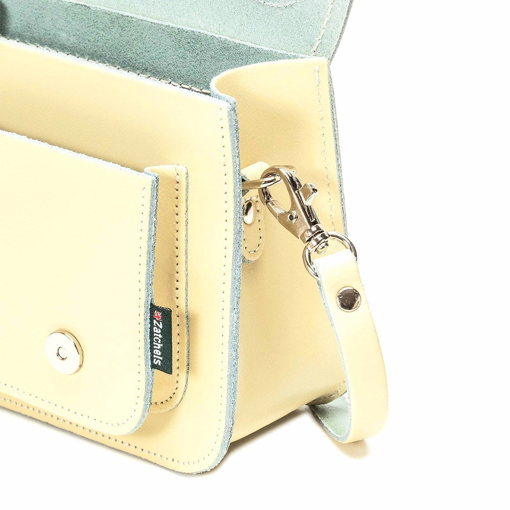 Handmade Leather Micro Satchel - Primrose Yellow-2