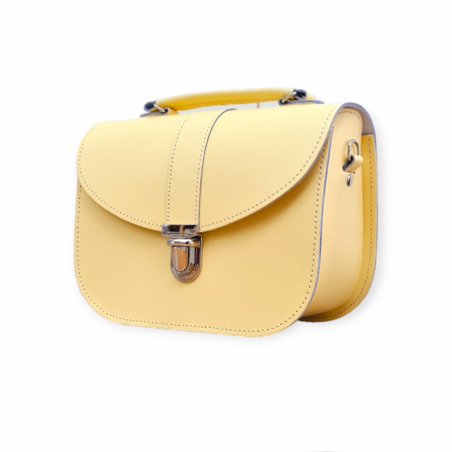 Olympia Handmade Leather Bag - Primrose Yellow-1