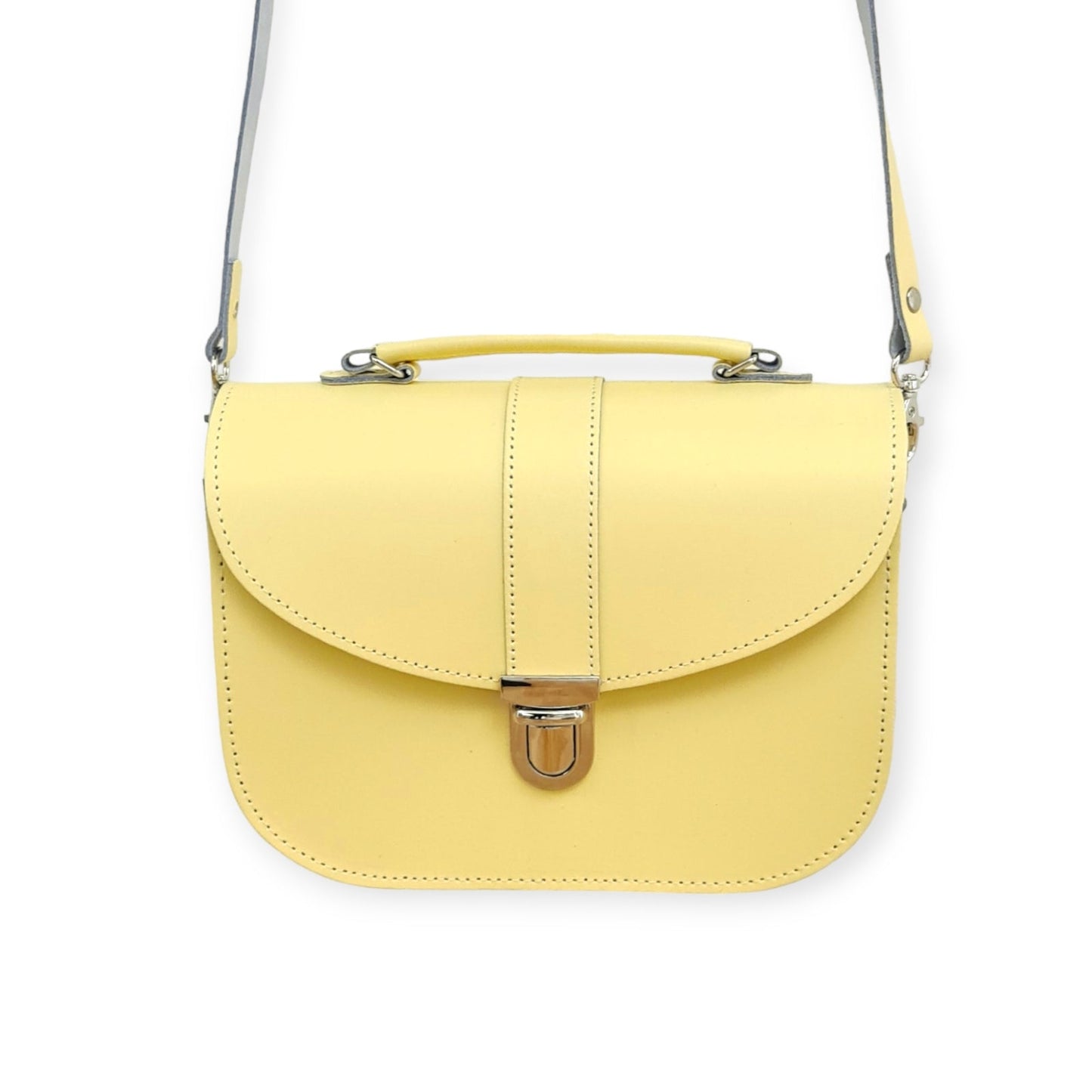 Olympia Handmade Leather Bag - Primrose Yellow-3