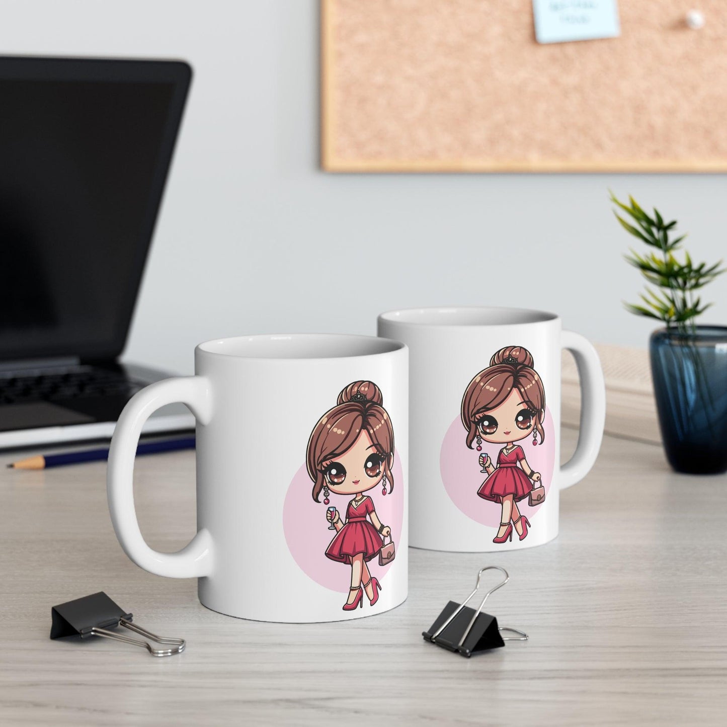 Princess in Pink Dress Mug | Fairy - Tale 11 oz Gift - mezetto KEOLIX KEOLIX