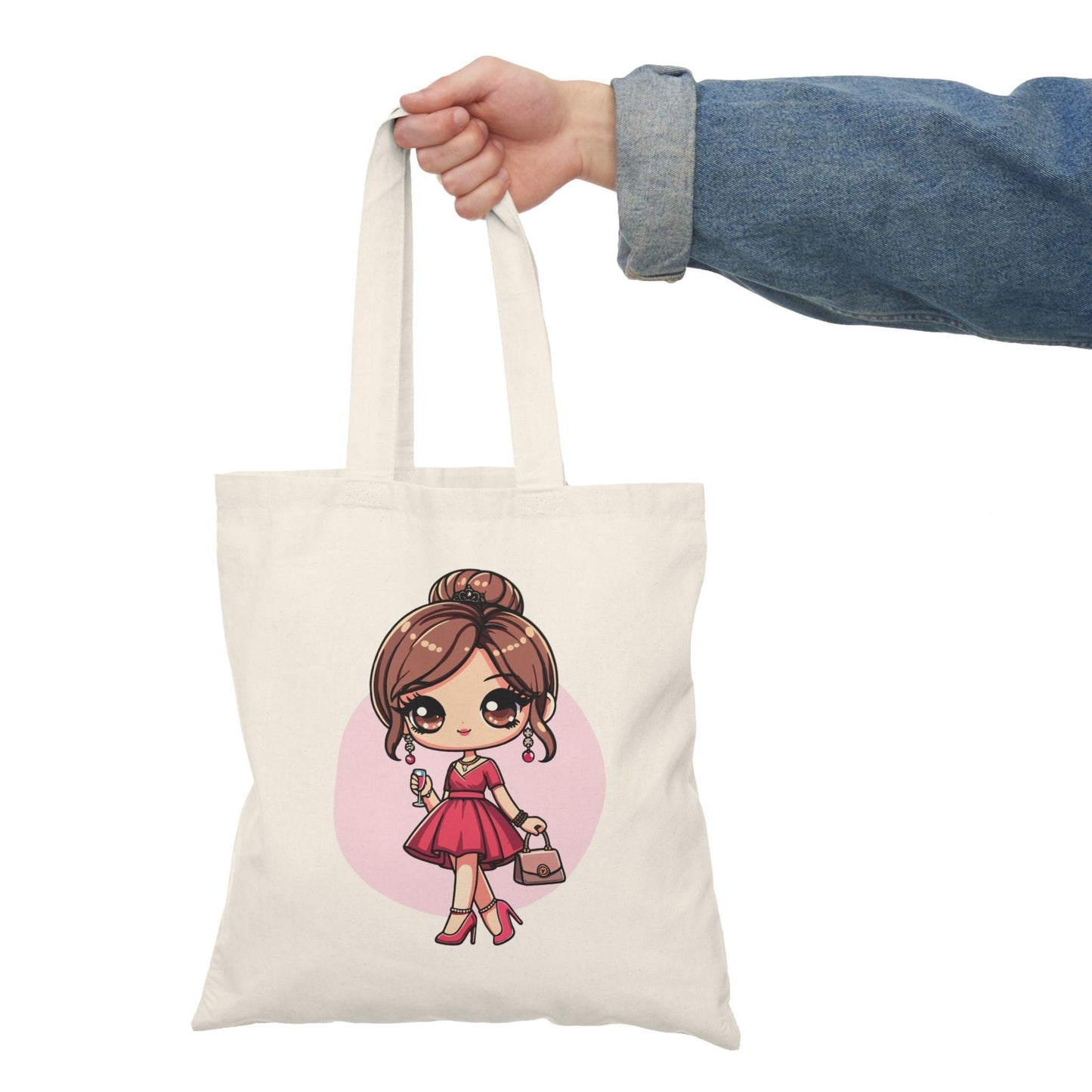 Princess in Pink Tote Bag – Fairy Tale Royalty Eco Tote - mezetto KEOLIX KEOLIX