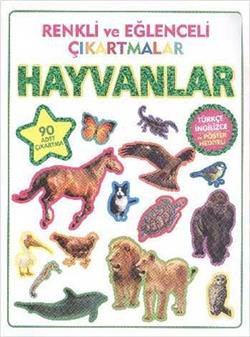Renkli ve Eğlenceli Çıkartmalar - Hayvanlar (Animals) - mezetto