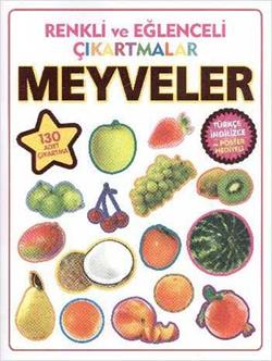 Renkli ve Eğlenceli Çıkartmalar - Meyveler (Fruits) - mezetto