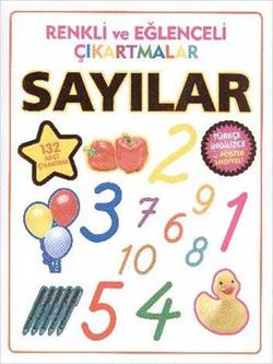 Renkli ve Eğlenceli Çıkartmalar - Sayılar (Numbers) - mezetto