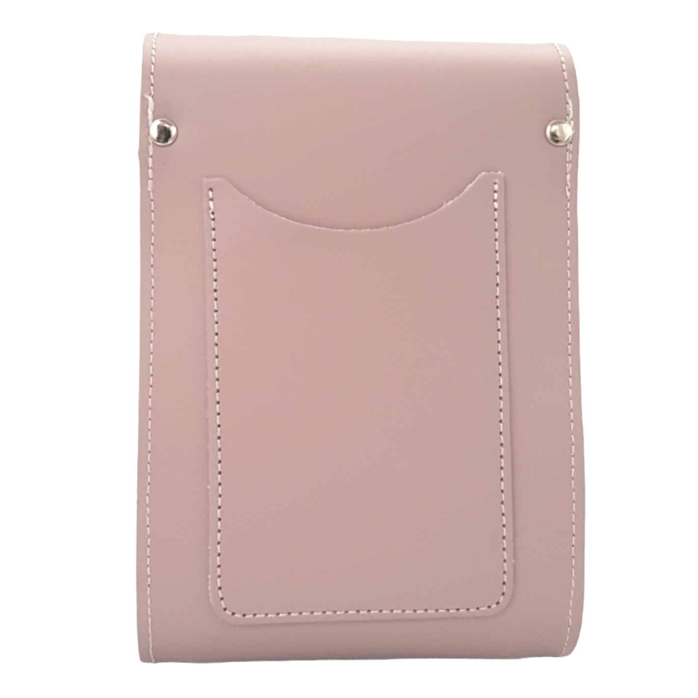 Handmade Leather Festival Phone Bag - Rose Quartz-2