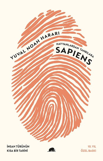 Sapiens Yuval Noah Harari kitap kapağı - İnsan Türünün Kısa Bir Tarihi