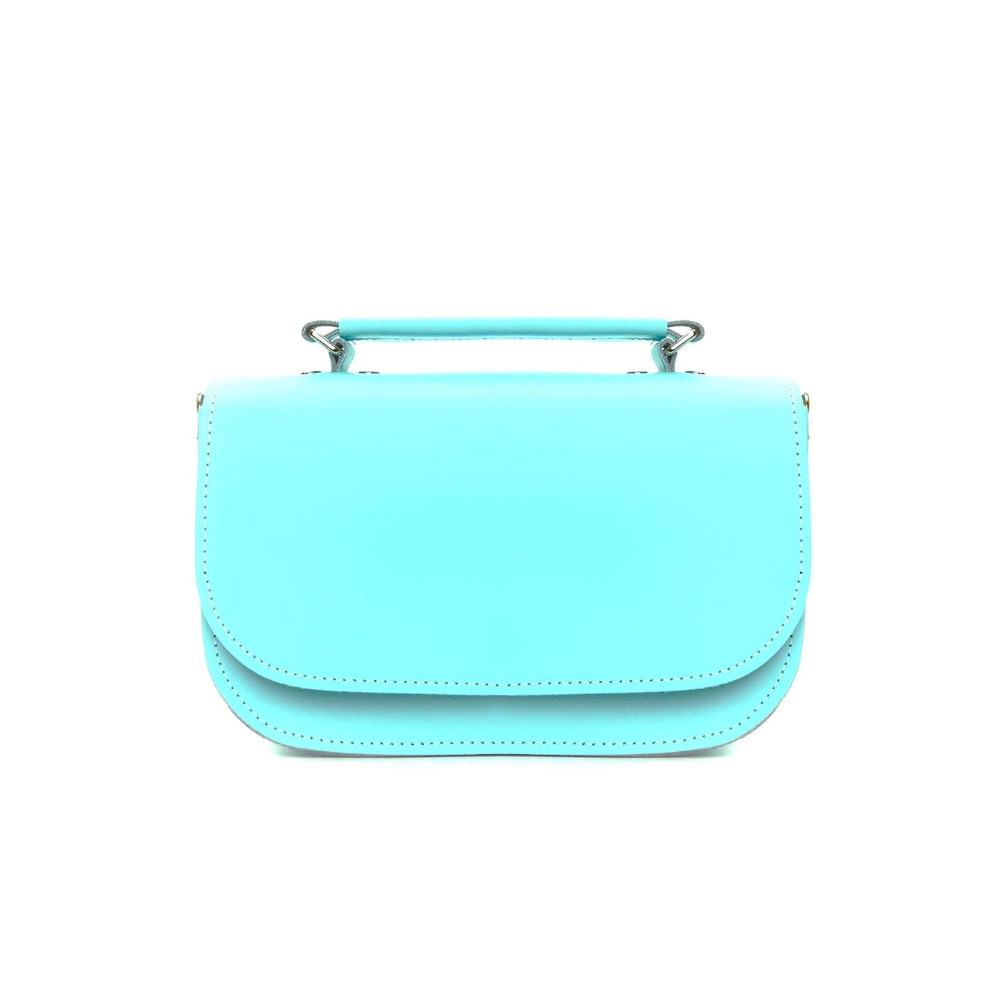 Aura Handmade Leather Bag - Limpet - Shell Blue-0