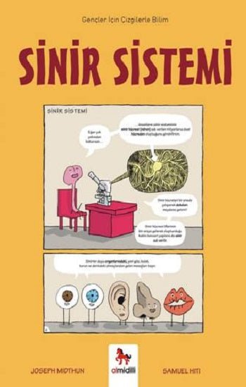 Sinir Sistemi – Gençler İçin Çizgilerle Bilim – Joseph Midthun – Almidilli – kitap kapağı