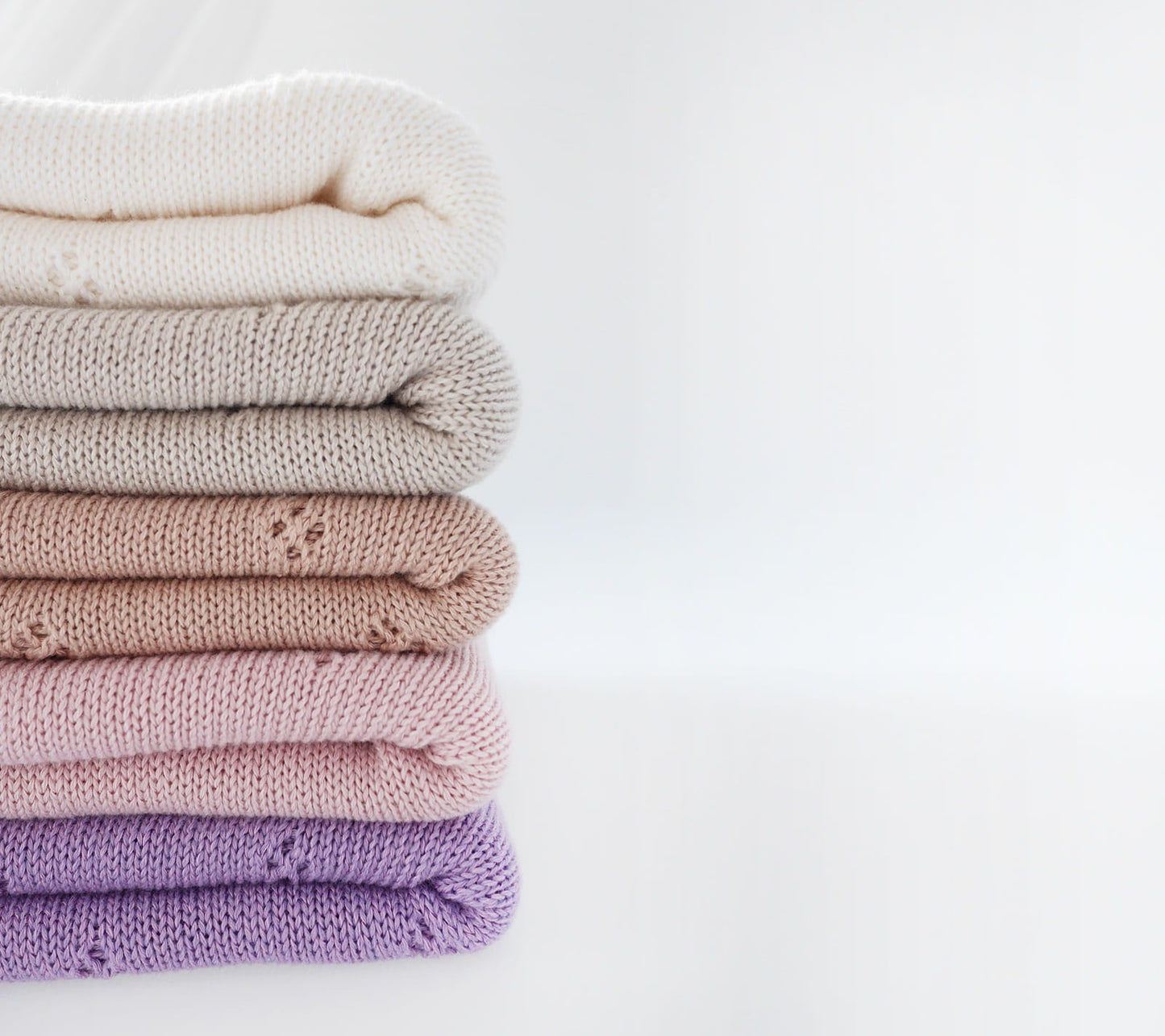 Soft cellular bamboo baby blanket - Beige - Daisy