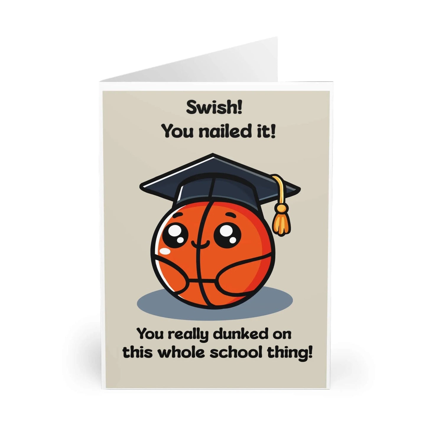 Swish! You Nailed It! – Basketball Graduation Card - mezetto KEOLIX KEOLIX