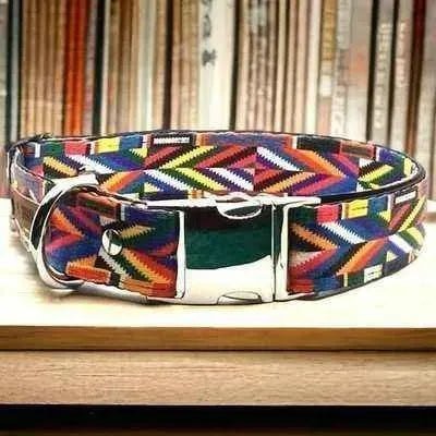 "The Kaya" Bespoke Dog Collar for Large Breed Dogs - mezetto