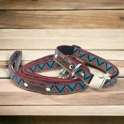 "The Maddy" Designer Dog Collar Set - mezetto