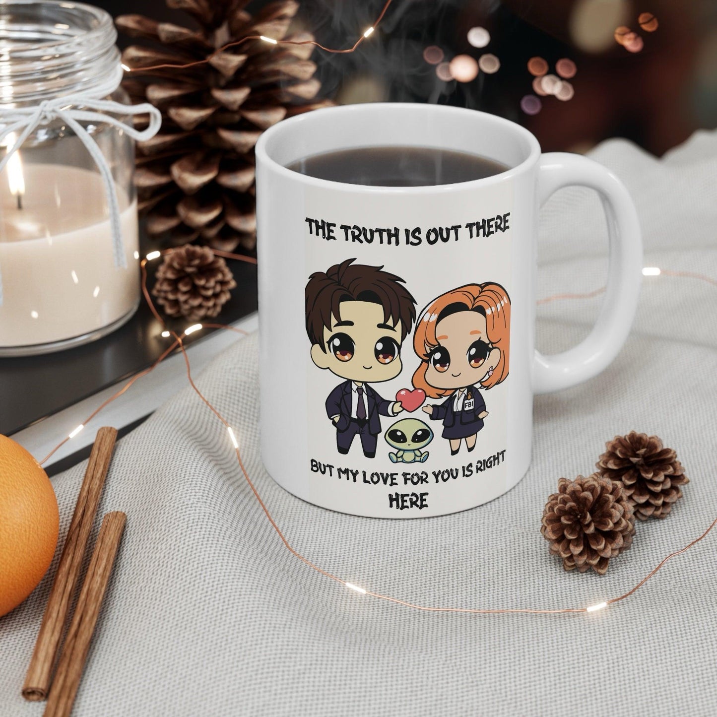 The Truth Is Out There Love Mug – Cosmic Romance 11oz - mezetto KEOLIX KEOLIX