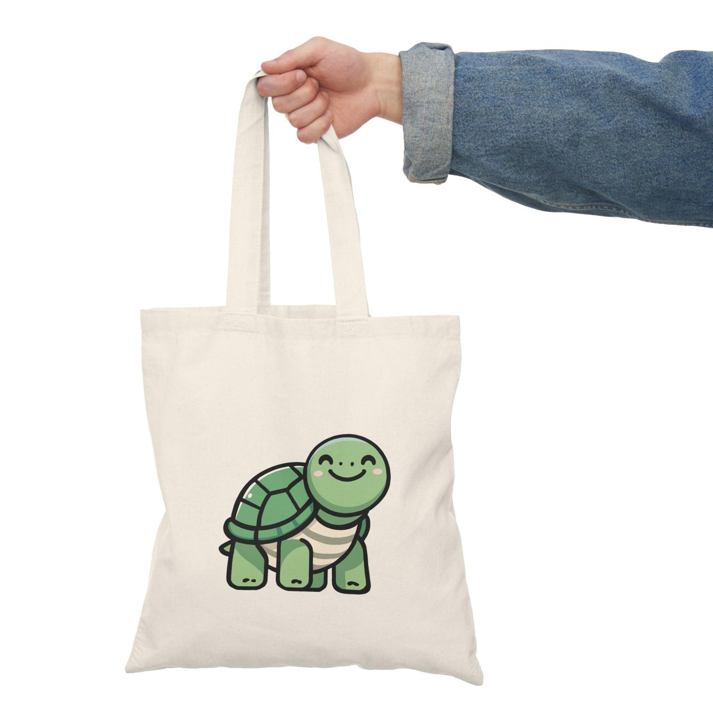 Turtley Awesome Tote Bag – Cute Cartoon Turtle Eco Bag - mezetto KEOLIX KEOLIX