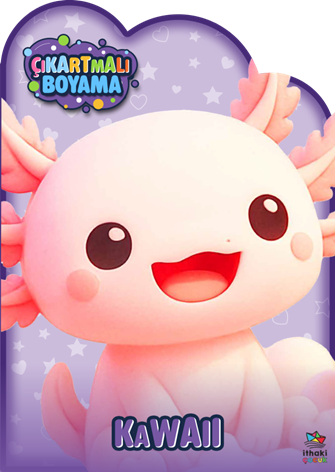 Kawaii Zamanı – Çıkartmalı Boyama Kitabı - İthaki Yayınları Kitap