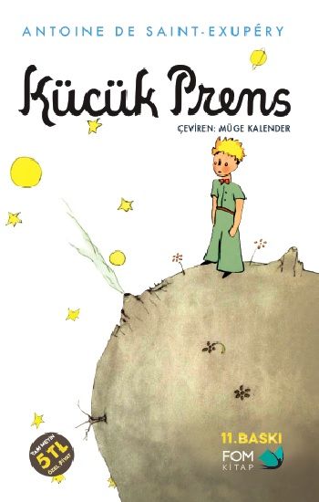 Küçük Prens – Antonie de Saint Exupery – FOM Kitap – kitap kapağı
