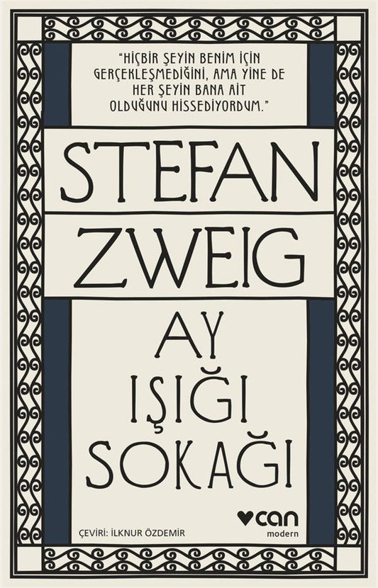 Ay Işığı Sokağı – Stefan Zweig – Can Yayınları – kitap kapağı