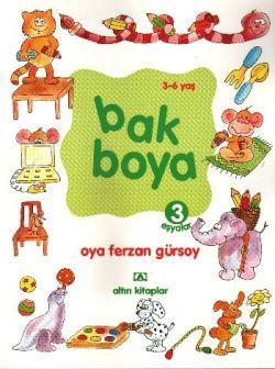 Bak Boya 3 Eşyalar - Altın Kitaplar - Boyama ve Çocuk Kitapları Kitap