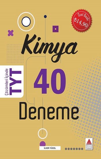 TYT Kimya 40 Deneme – İlker Yücel – Delta Kültür Yayınevi – kitap kapağı