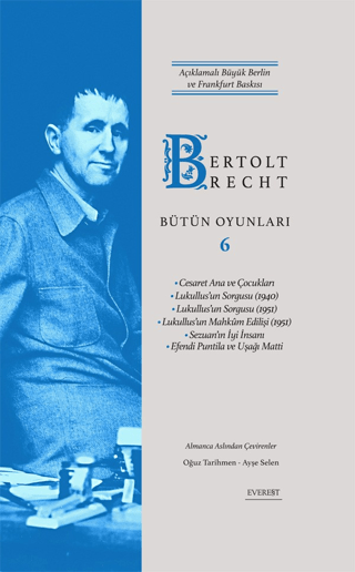 Bertolt Brecht Bütün Oyunları 6 (Ciltli) - Everest Yayınları Kitap