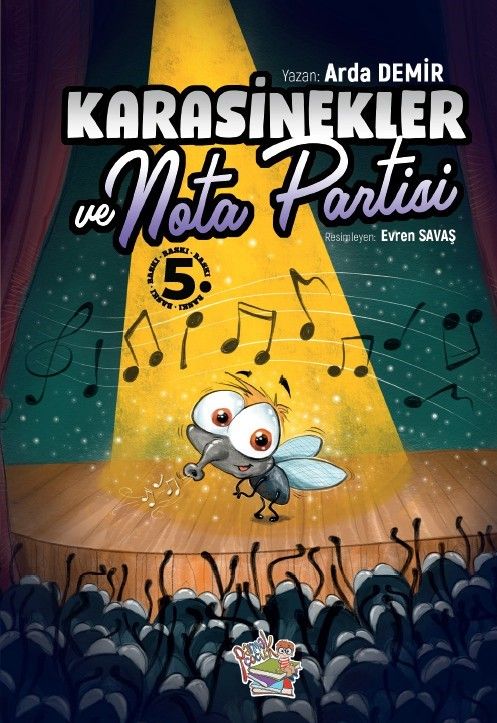 Karasinekler ve Nota Partisi – Arda Demir – Parmak Çocuk Yayınları – kitap kapağı