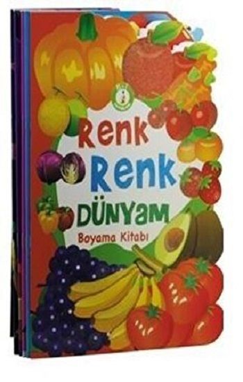 Renk Renk Dünyam (Şekilli Kesim 5 Kitap Takım) - Ema Kitap Kitap