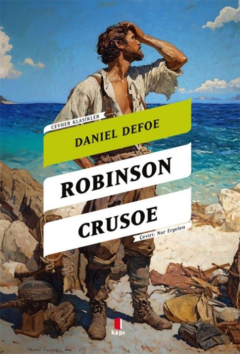 Robinson Crusoe – Daniel Defoe – Kapı Yayınları – kitap kapağı