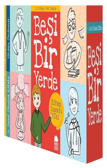 Beşi Bir Yerde - 4. Sınıf Seti (10 Kitap) – Vildan Özdemir – Mavi Kirpi Yayınları – kitap kapağı