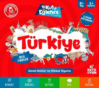 Türkiye Dikkat ve Genel Kültür Oyunu – Bi Kutu Oyun Kolektif – Bi Kutu Oyun – kitap kapağı