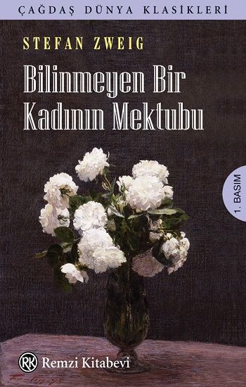 Bilinmeyen Bir Kadının Mektubu – Stefan Zweig – Remzi Kitabevi – kitap kapağı